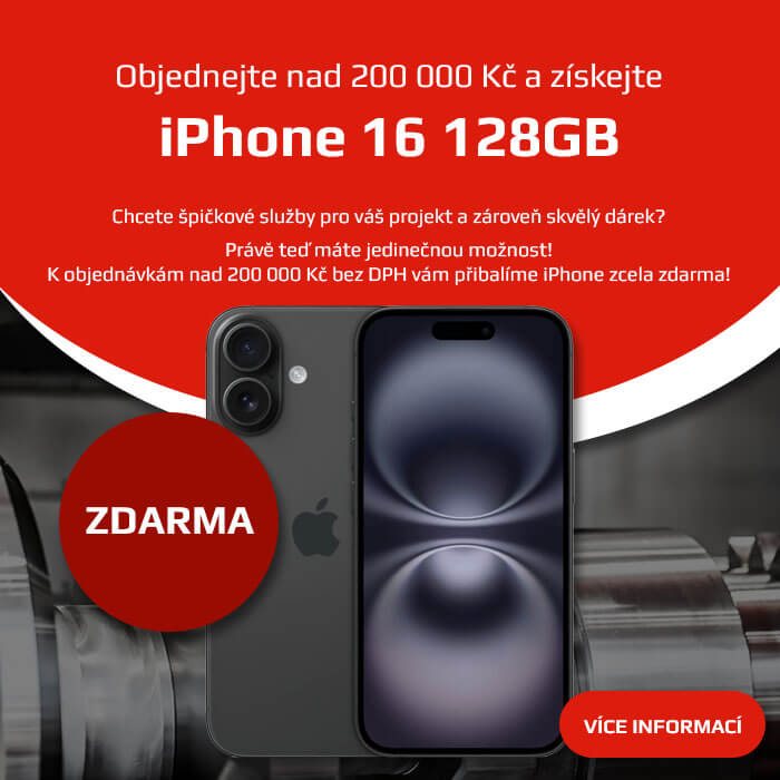 iPhone 16 128GB zdarma